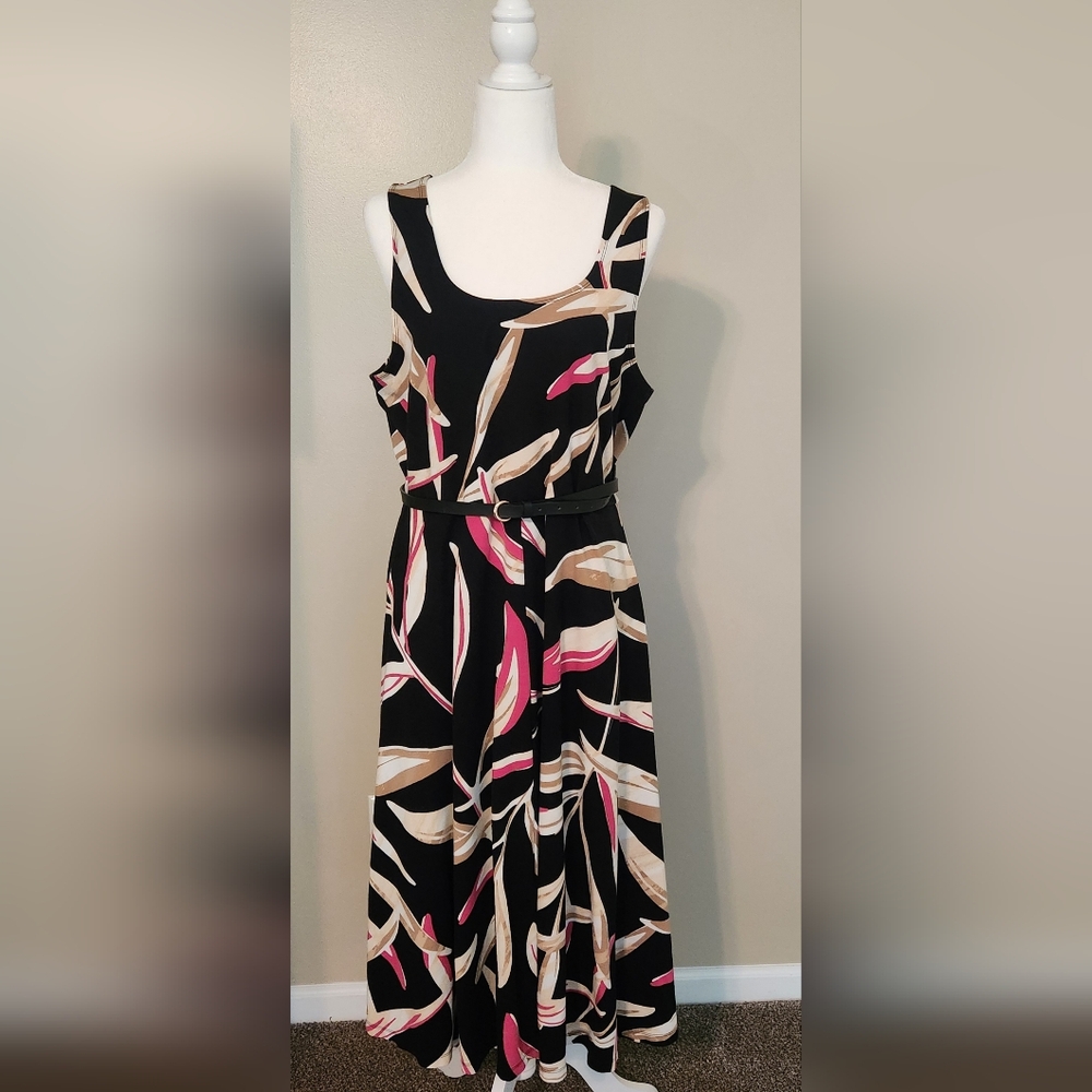 Alfani sleeveless midcalf dress